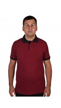 1041 KOMPAK LAKOS GARNİLİ CEPLİ BORDO LACİVERT