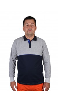 1068 TAKVİYELİ KOMPAK LAKOS UZUN KOL GRİ LACİVERT