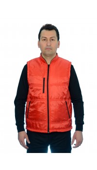 3015 TAFETTA YELEK KIRMIZI