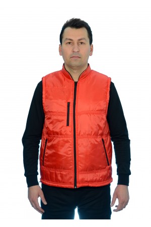 3015 TAFETTA YELEK KIRMIZI