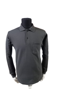 6004 İKİ İPLİK KOMPAK POLO YAKA SWEATSHİRT 